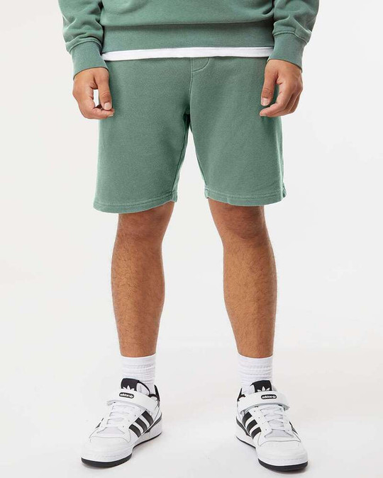 Independent Trading Co. PRM50STPD - Pantalones Cortos de Felpa Teñidos con Pigmento