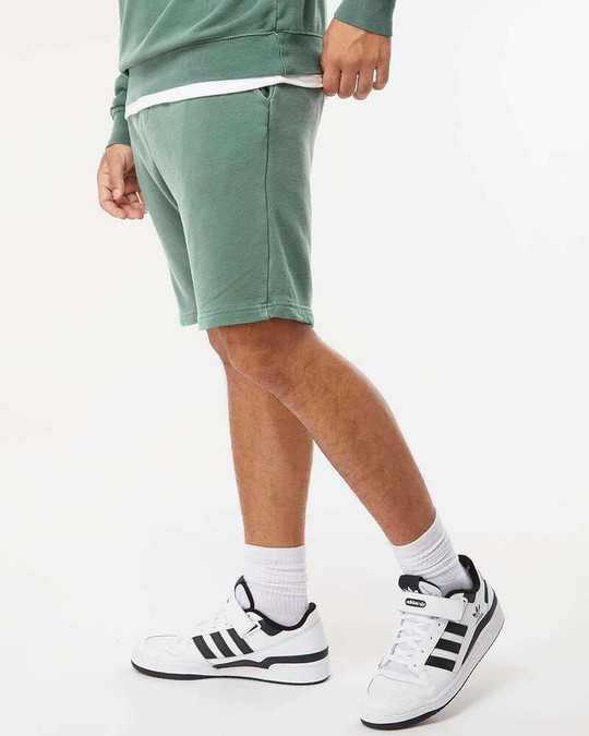 Independent Trading Co. PRM50STPD - Pantalones Cortos de Felpa Teñidos con Pigmento