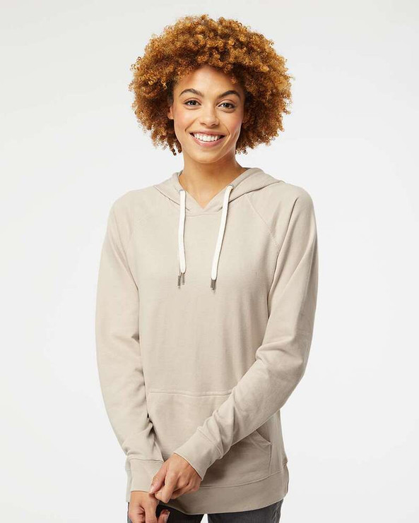 Independent Trading Co. SS1000 - Icon Unisex Lightweight Loopback Terry Hooded Sweatshirt