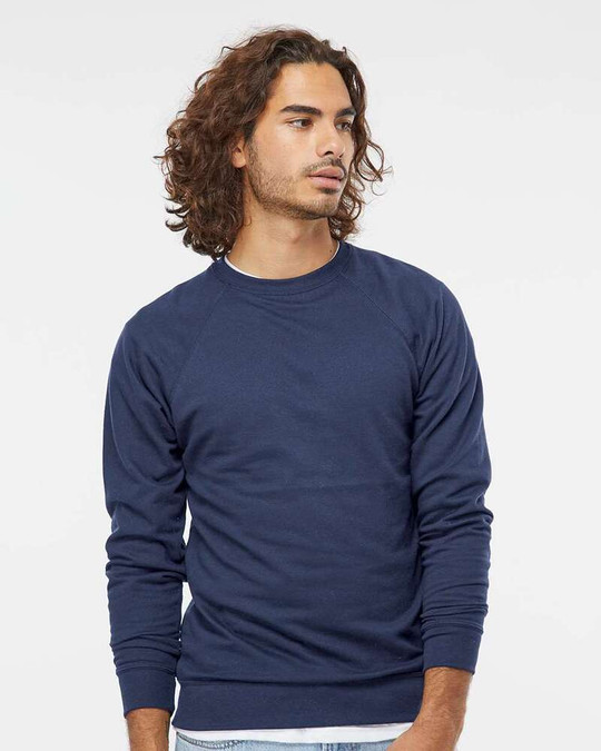 Independent Trading Co. SS1000C - Sudadera Icon Unisex Ligera Loopback Terry Cuello Redondo