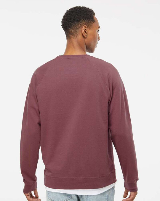 Independent Trading Co. SS1000C - Icône Sweatshirt Unisexe Léger Loopback Terry à Col Rond