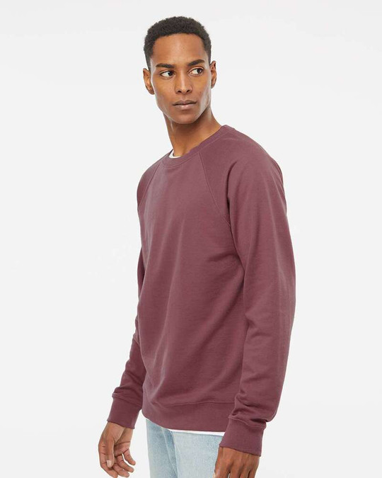 Independent Trading Co. SS1000C - Icône Sweatshirt Unisexe Léger Loopback Terry à Col Rond
