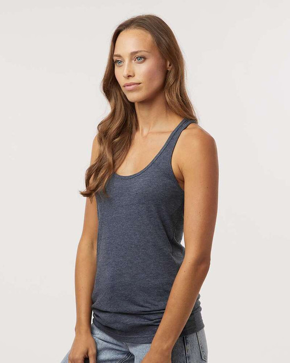 M&O 3590 - Women's Racerback Blend Tank