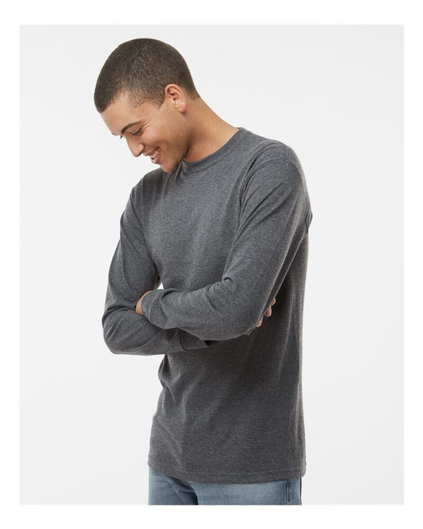 M&O 4820 - Gold Soft Touch Long Sleeve T-Shirt
