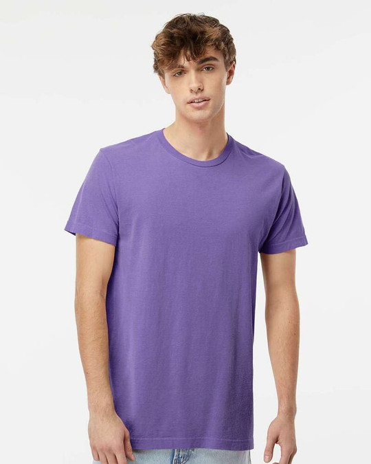 M&O 6500M - T-shirt unisexe teint en pièce vintage