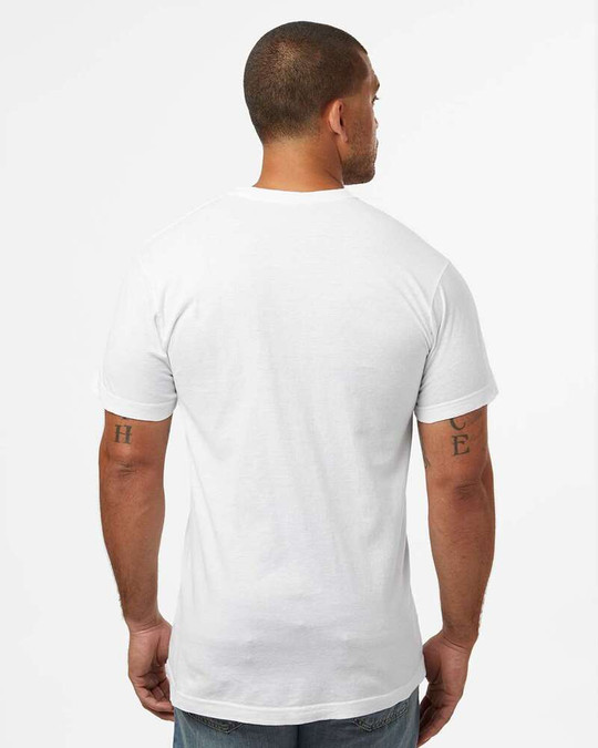 M&O 6500M - T-shirt unisexe teint en pièce vintage