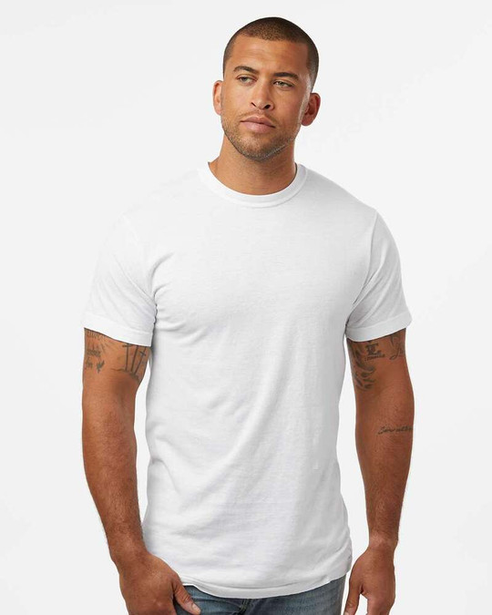M&O 6500M - T-shirt unisexe teint en pièce vintage