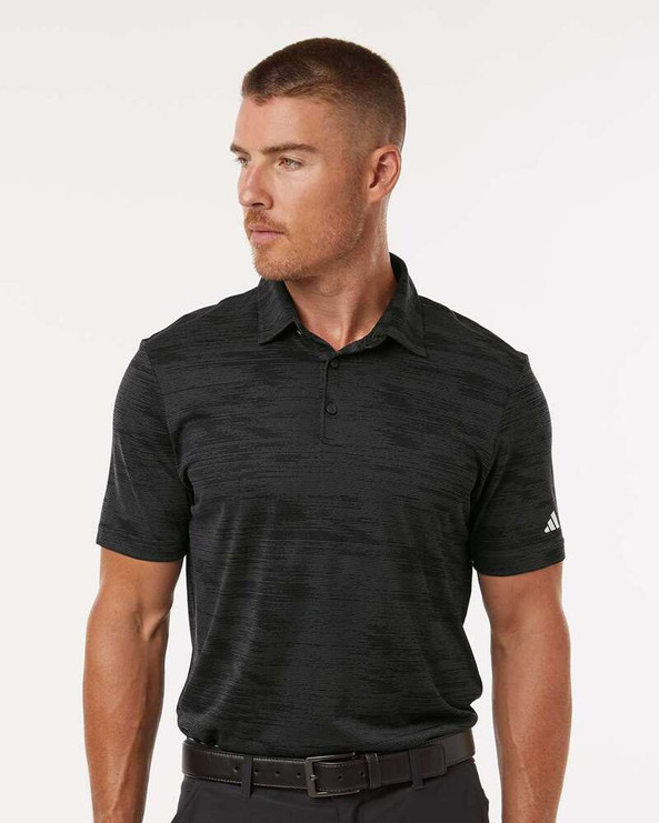 Adidas A2005 - Ultimate365 Textured Stripe Polo