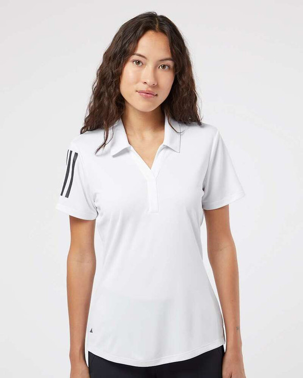 Adidas A481 - Women's Floating 3-Stripes Polo