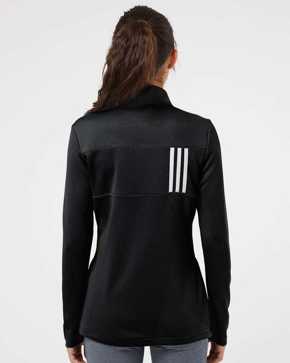 Adidas A483 - Women's 3-Stripes Double Knit Full-Zip
