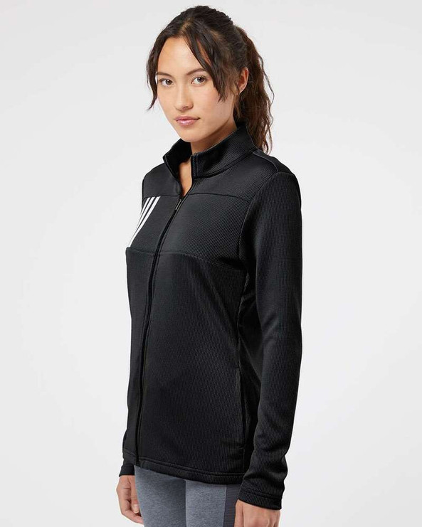 Adidas A483 - Women's 3-Stripes Double Knit Full-Zip