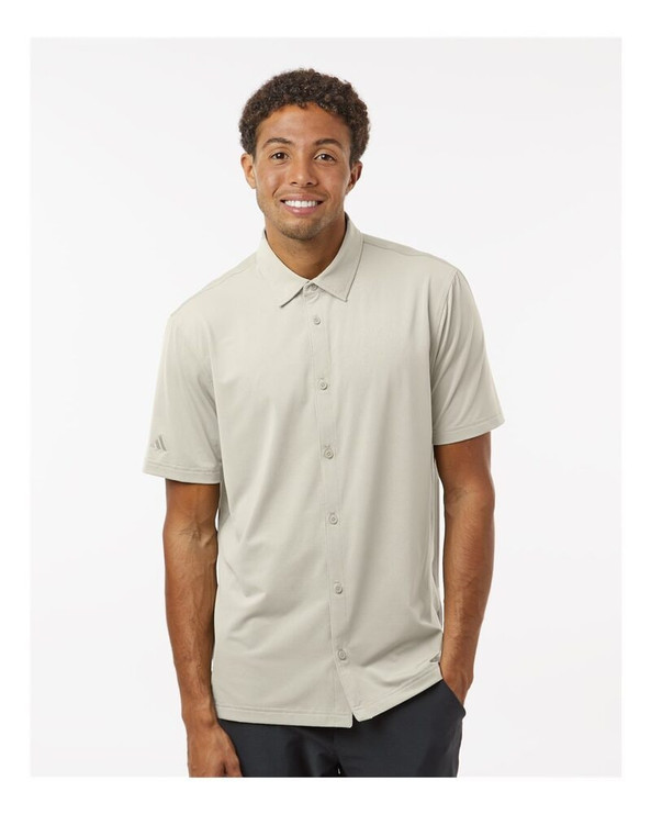 Adidas A595 - Button Down Short Sleeve Shirt