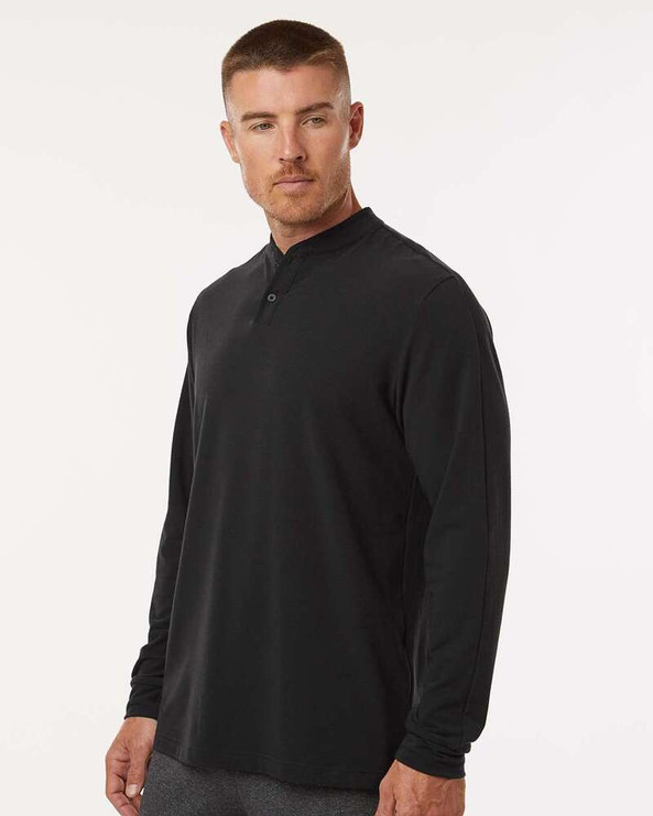 Adidas A597 - Henley Long Sleeve Tee