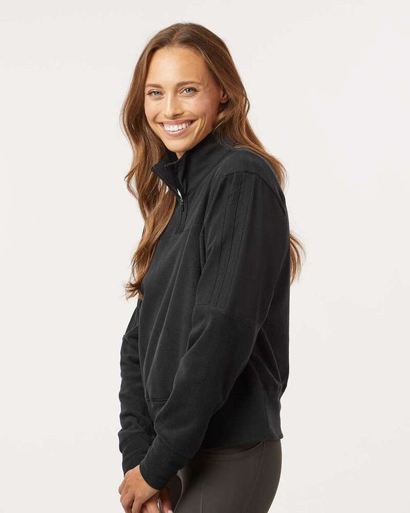 Adidas A601 - Women's Fleece Quarter-Zip Pullover