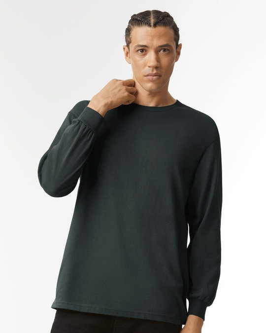 American Apparel 1304 - Camiseta de Manga Larga de Algodón Pesado