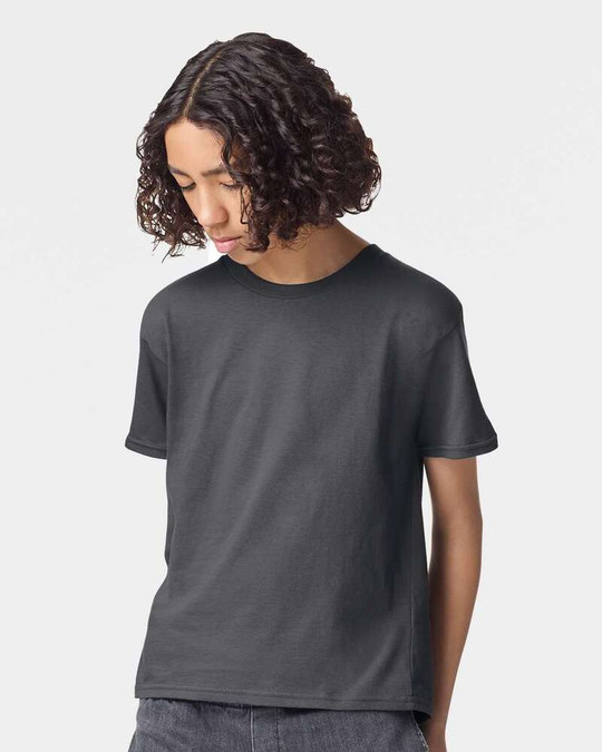 American Apparel 2001Y - Camiseta Juvenil de Punto Fino