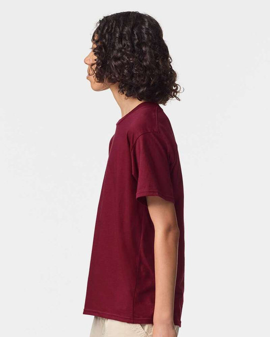 American Apparel 2001Y - Camiseta Juvenil de Punto Fino