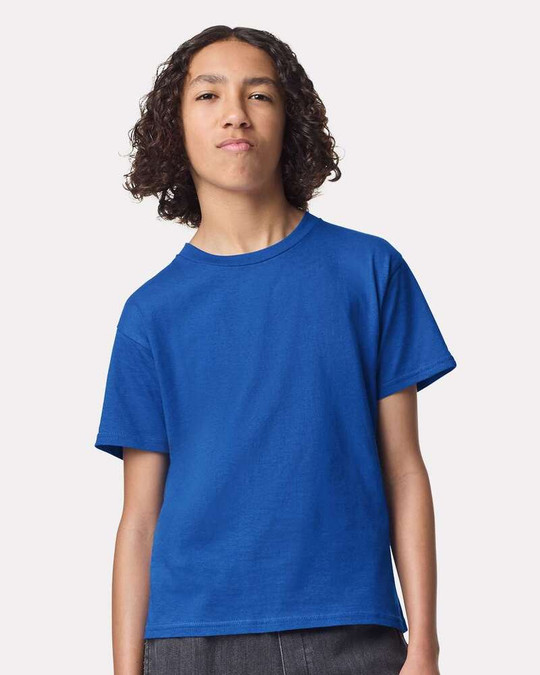 American Apparel 2001Y - Camiseta Juvenil de Punto Fino