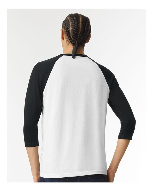 American Apparel 2003CVC - CVC Three-Quarter Sleeve Tee