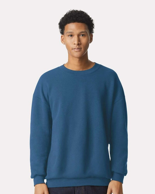 American Apparel RF496 - Sudadera ReFlex Fleece de cuello redondo