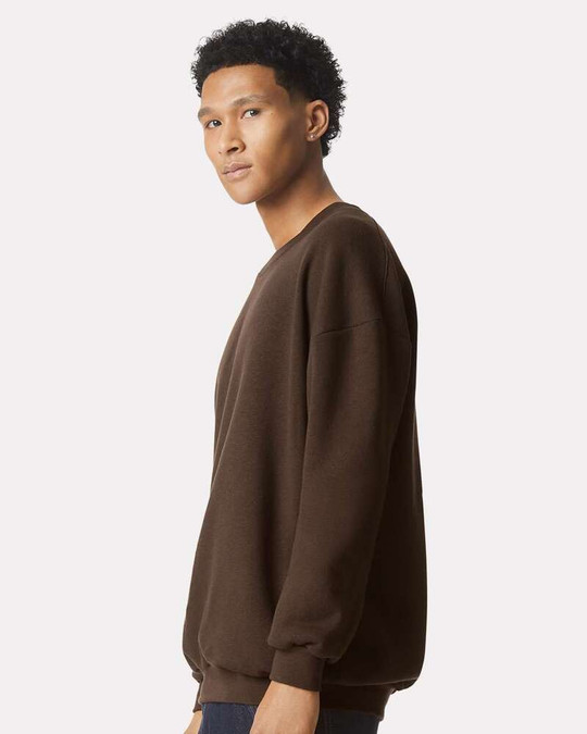 American Apparel RF496 - Sudadera ReFlex Fleece de cuello redondo