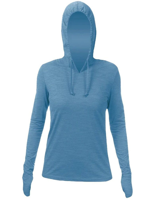 ANETIK WSBRZH0 - Women's Breeze Tech Hooded Long Sleeve T-Shirt
