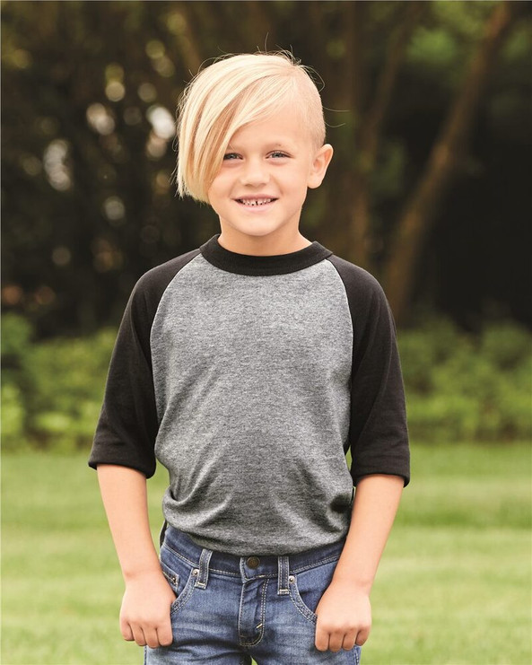 Augusta Sportswear 4421 - Youth Three-Quarter Sleeve Baseball Jersey