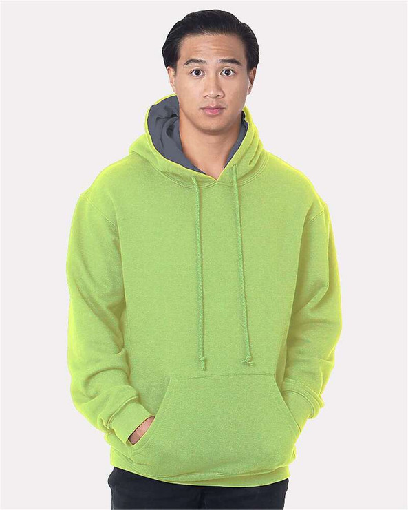 Bayside 930 - USA-Made Super Heavy Thermal Lined Hooded Sweatshirt