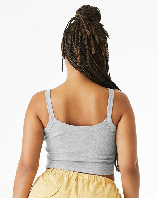 Bella+Canvas 1012 - Tank de Tirantes Finos de Micro Canalé para Mujer