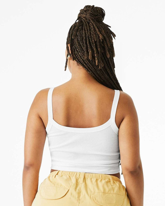 Bella+Canvas 1012 - Tank de Tirantes Finos de Micro Canalé para Mujer
