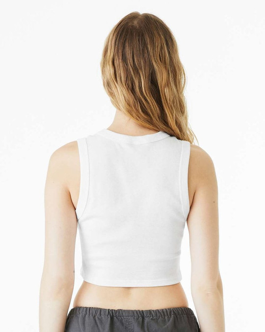 Bella+Canvas 1013 - Women's Micro Rib Muscle Crop Tank