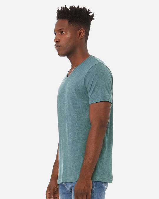 Bella+Canvas 3005CVC - Camiseta de Cuello en V Heather CVC