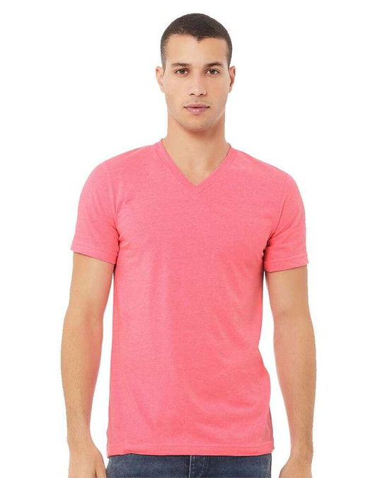 Bella+Canvas 3005CVC - Camiseta de Cuello en V Heather CVC