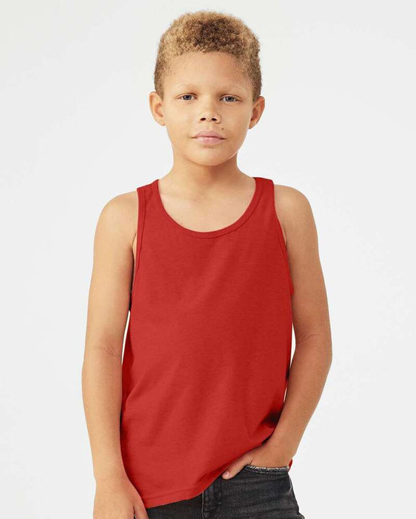 Bella+Canvas 3480Y - Musculosa jersey para jóvenes