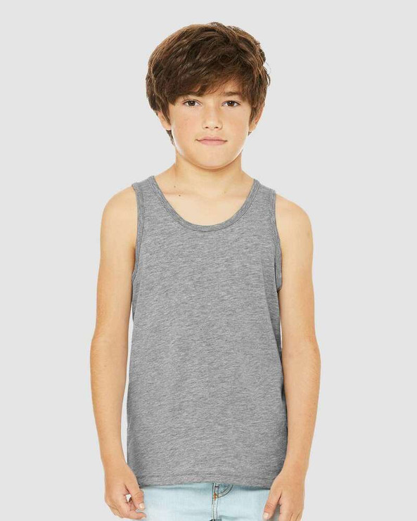 Bella+Canvas 3480YCVC - Youth Heather CVC Tank