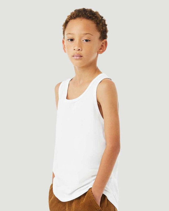 Bella+Canvas 3480YCVC - Youth Heather CVC Tank