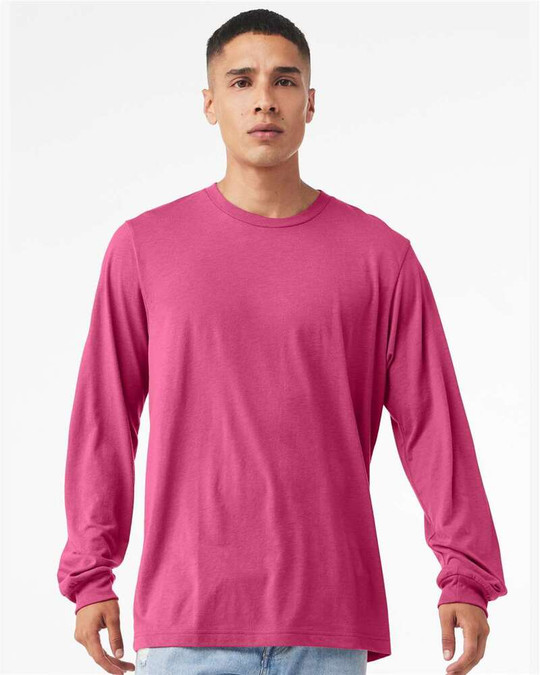 Bella+Canvas 3501 - Men’s Jersey Long-Sleeve T-Shirt