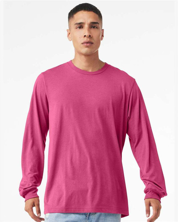 Bella+Canvas 3501 - Men’s Jersey Long-Sleeve T-Shirt