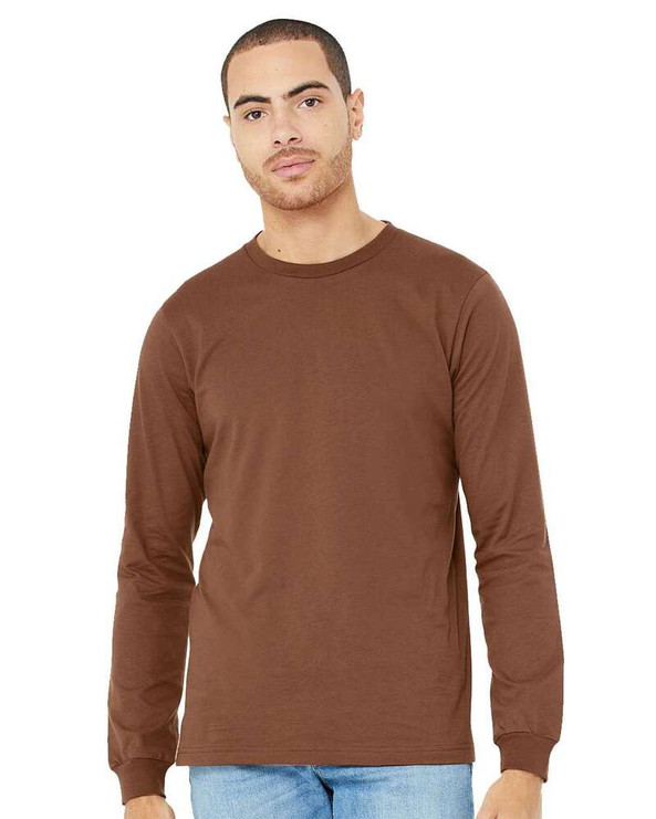 Bella+Canvas 3501 - Men’s Jersey Long-Sleeve T-Shirt
