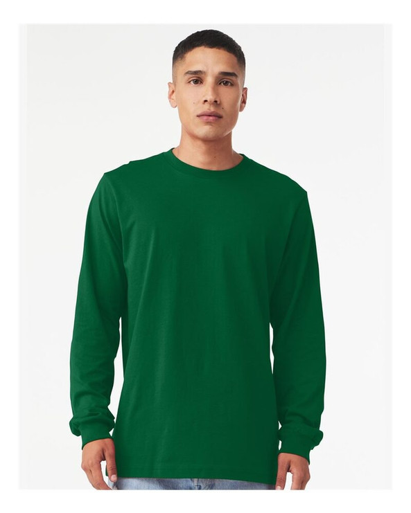 Bella+Canvas 3501 - Camiseta de manga larga de jersey para hombre
