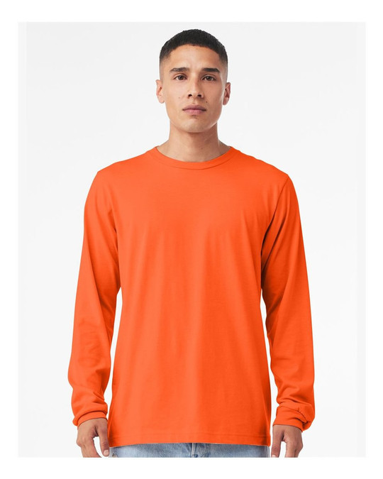Bella+Canvas 3501 - Camiseta de manga larga de jersey para hombre
