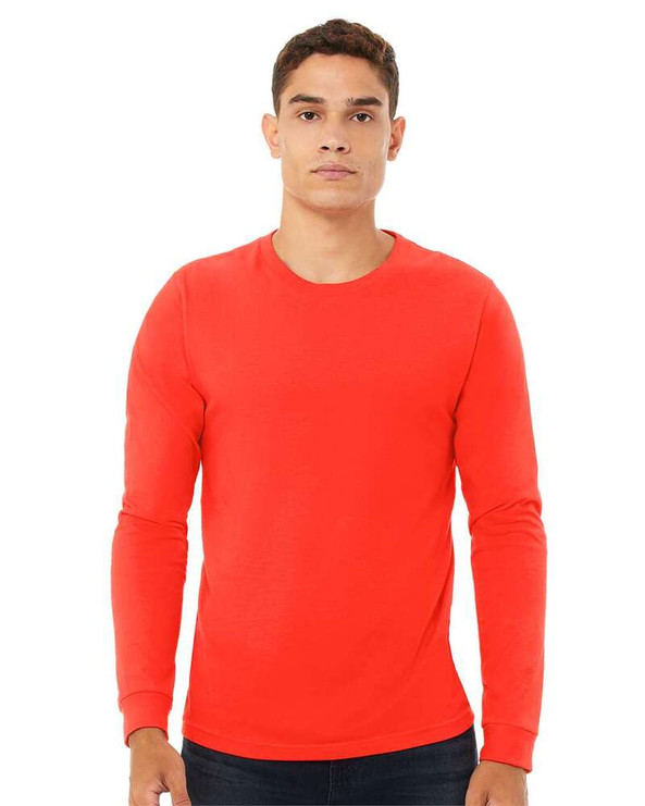 Bella+Canvas 3501 - Men’s Jersey Long-Sleeve T-Shirt