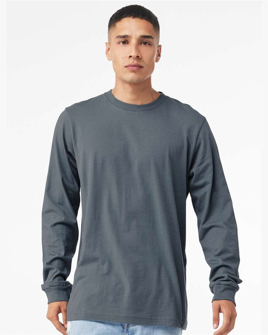 Bella+Canvas 3501 - Camiseta de manga larga de jersey para hombre