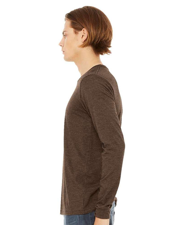 Bella+Canvas 3501CVC - Heather CVC Long Sleeve Tee