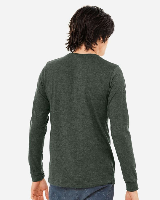 Bella+Canvas 3501CVC - Heather CVC Long Sleeve Tee