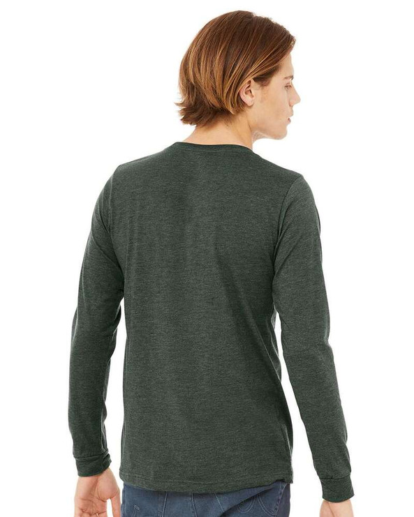 Bella+Canvas 3501CVC - Heather CVC Long Sleeve Tee