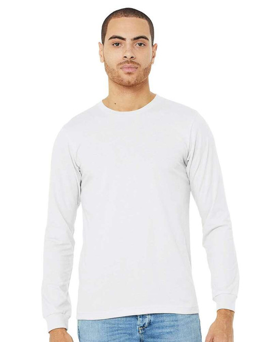 Bella+Canvas 3501CVC - Camiseta de Manga Larga Heather CVC