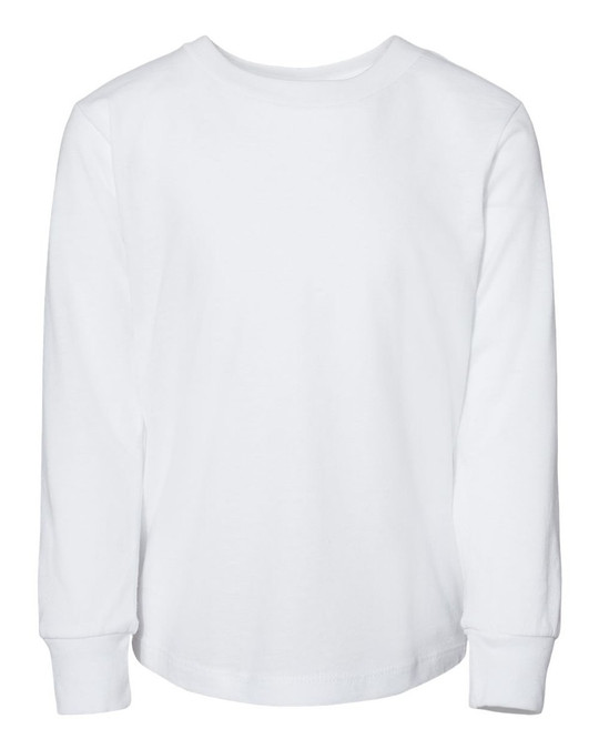 Bella+Canvas 3501T - Camiseta de Manga Larga para Niños Pequeños