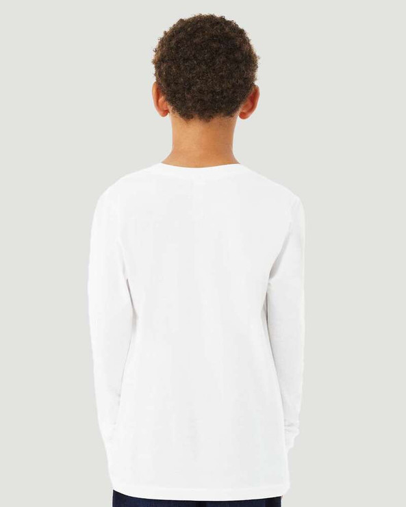 Bella+Canvas 3501YCVC - Youth Heather CVC Long Sleeve Tee
