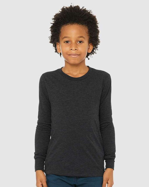 Bella+Canvas 3513Y - Youth Triblend Long Sleeve Tee